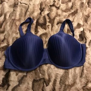 Playtex 44D- Navy lined-underwire bra
